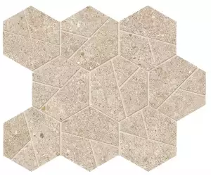A7CV Boost Stone Cream Mosaico Hex 25x28,5