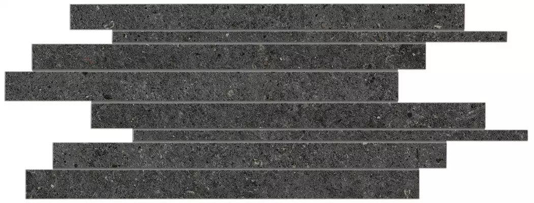 A7DC Boost Stone Tarmac Mosaico Brick 30x60