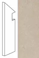 ABMV SEASTONE Sand Battiscopa Sag.SX 7.2x30