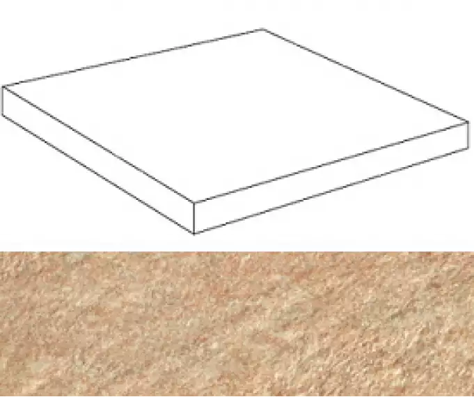 ACY0 Trust Gold Scalino Angolare 33x33
