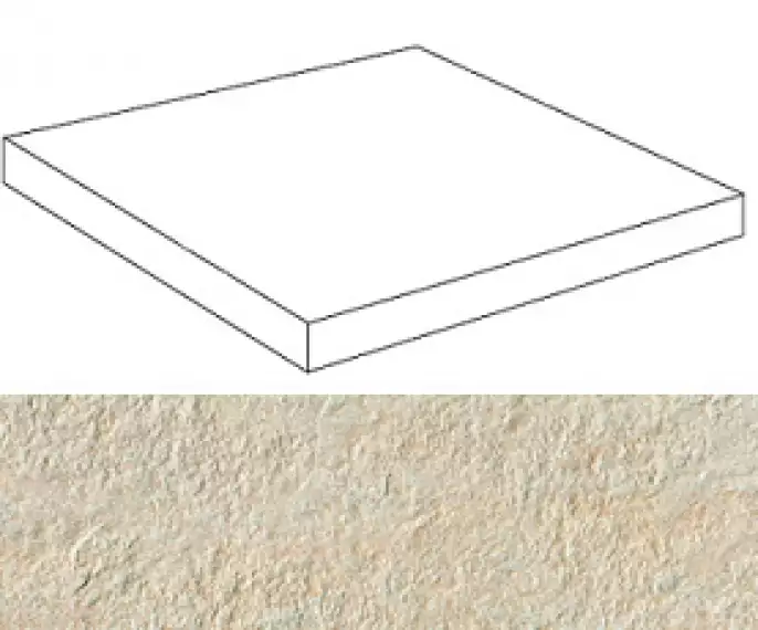 ACYZ Trust Ivory Scalino Angolare 33x33