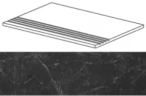 ADXA Marvel Noir St. Laurent Gradino 30x60