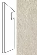 AEAM Trust Ivory Battiscopa Sag.Sx 7.5x30