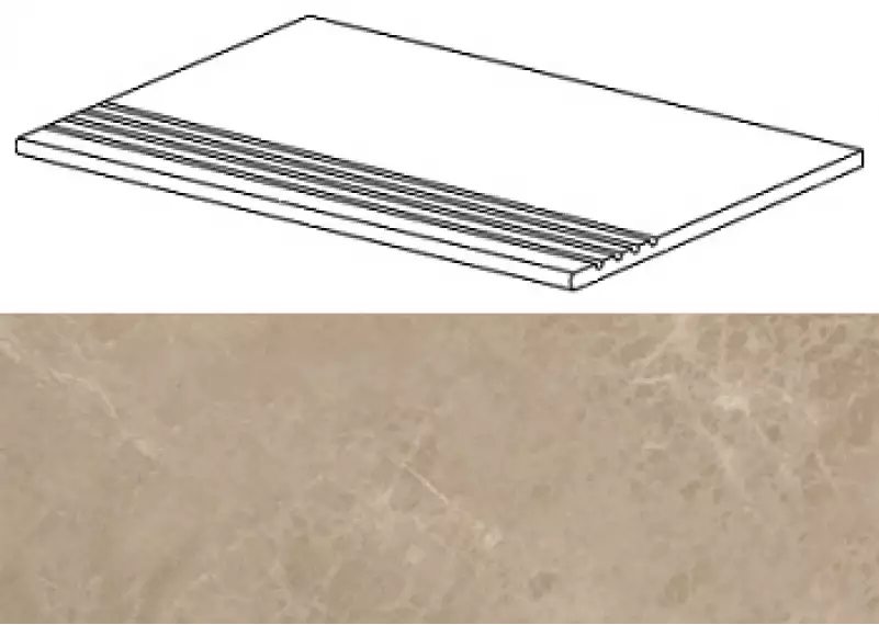 AFB4 MARVEL Elegant Sable Gradino 30x60