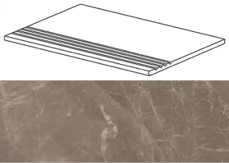 AFB5 Marvel Gris Supreme Gradino 30x60