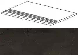 AFB6 Marvel Absolute Brown Gradino 30x60