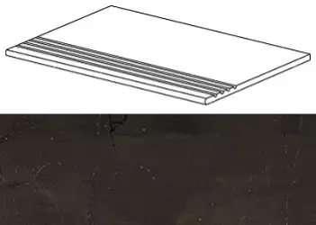 AFB6 Marvel Absolute Brown Gradino 30x60