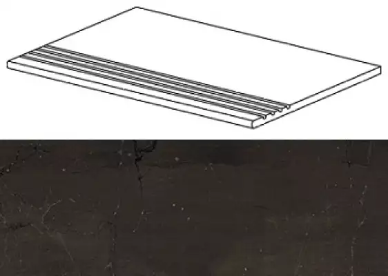 AFB6 Marvel Absolute Brown Gradino 30x60