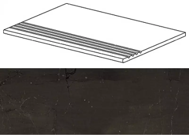 AFB6 Marvel Absolute Brown Gradino 30x60