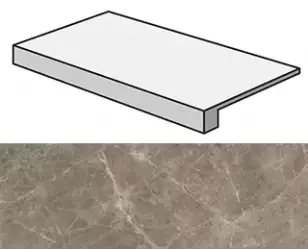 AFCF Marvel Gris Supreme Scalino Lappato 33x60