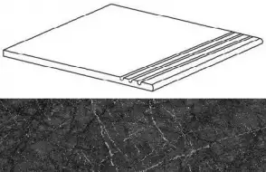 AO67 Marvel Grigio Intenso Gradino 37,5x75