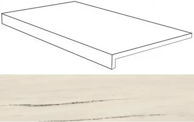 AO69 Marvel Bianco Fantastico Scalino 33x60