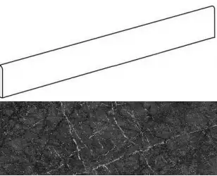 AOV4 Marvel Grigio Intenso Battiscopa Lapp 7,2x60