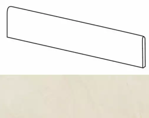 ASLL Marvel Champagne Battiscopa 7,2x60