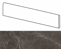 ASLO Marvel Grey Battiscopa 7,2x60