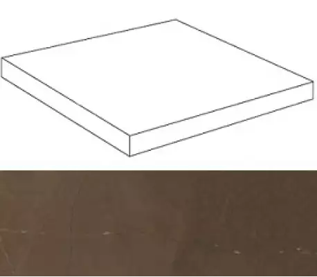 ASMX Marvel Bronze Scalino Angolare 33x33