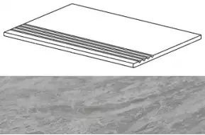 ATD0 Marvel Bardiglio Grey Gradino 30x60