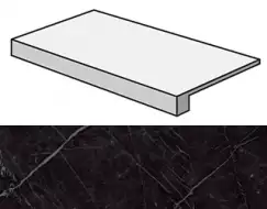 ATD7 Marvel Nero Marquina Scalino 33x60