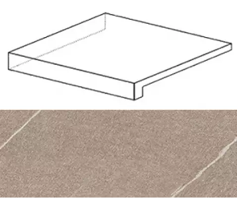 ATGX Ступени Marvel Desert Beige Scalino Ang. Sx 33x33