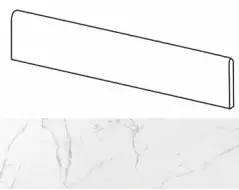 AVXS Marvel Calacatta Battiscopa Lappato 7,2x60