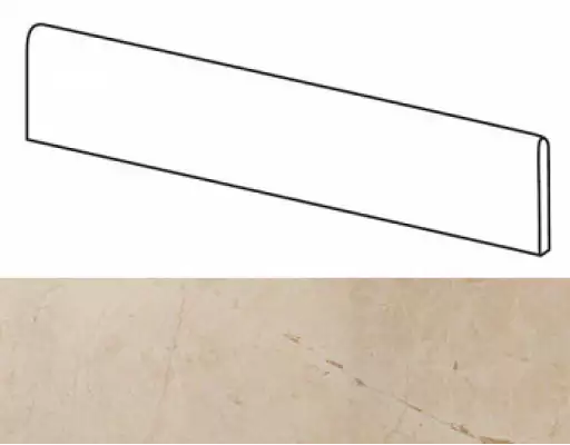 AVXV Marvel Beige Battiscopa Lappato 7,2x60