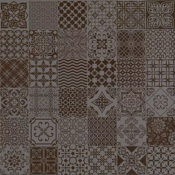 BIEN0058 Ethnic Anthracite Rec 600x600x8,5