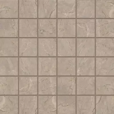 BR02 Bernini Beige Мозаика неполированная (5х5) 30x30