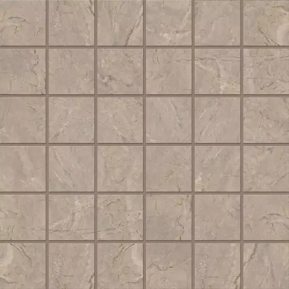 BR02 Bernini Beige Мозаика неполированная (5х5) 30x30