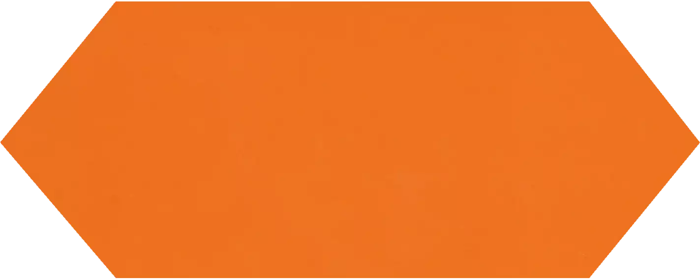 Cupidon Naranja Brillo Liso 10х30