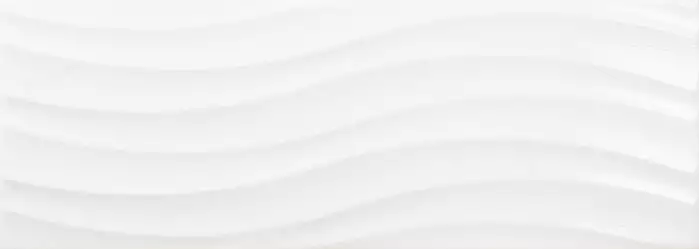 Flat Ondas Blanco Brillo 25x70