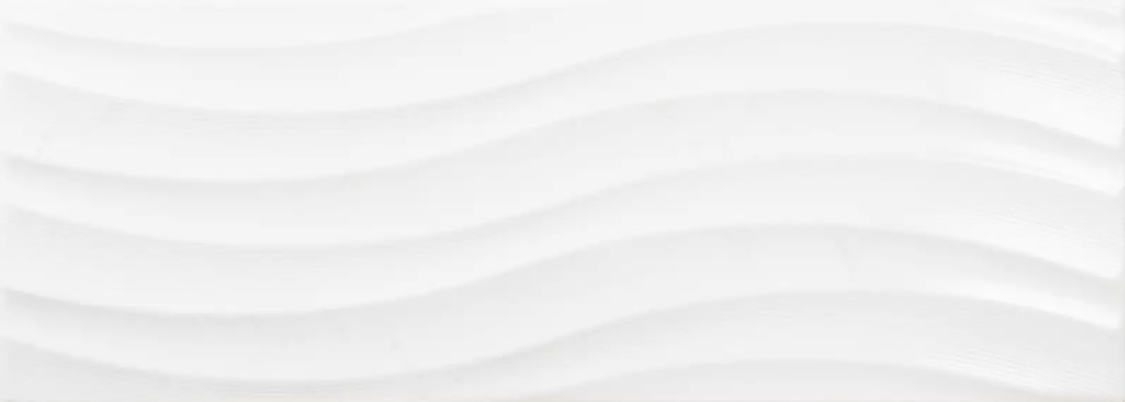 Flat Ondas Blanco Brillo 25x70