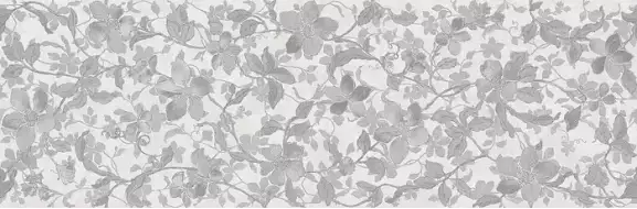 Floral Gris 30x90