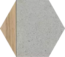 Hexagono Ligard Gris 23x26,6