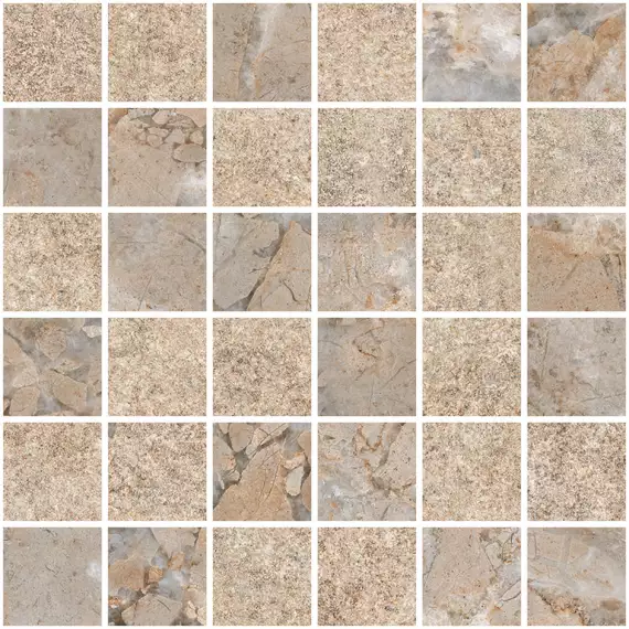 K9498858R001VTE0 Marble-Stone Мозаика Терра Матовый-Лаппато Ректификат 30x30