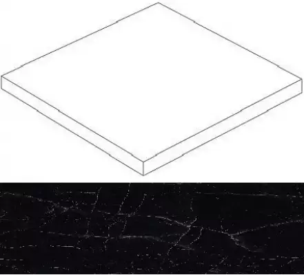 Marvel Black Atlantis Scalino Ang. Lappato 33x33