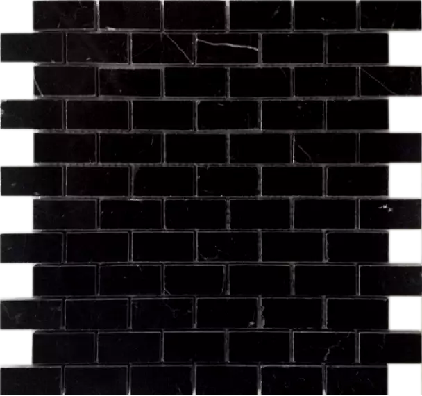 Pietrine Nero oriente POL 2.3x4.8 29.8x29.8