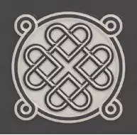 Декоративная вставка Celt Grey неполированная 5.8x5.8x7