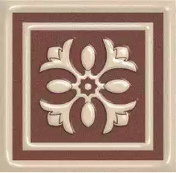 Декоративная вставка Venezia Beige неполированная 5.8x5.8x7