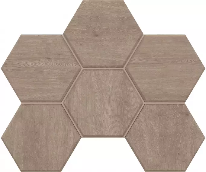 Мозаика CW02 Classic Wood Hexagon неполированная 25x28.5