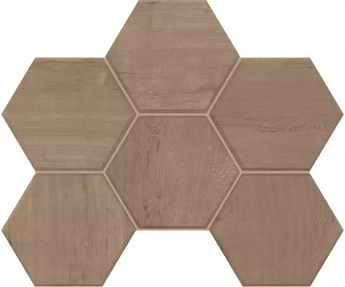 Мозаика CW03 Classic Wood Hexagon неполированная 25x28.5