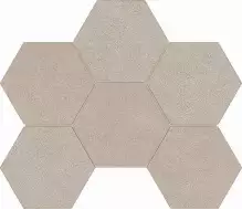 Мозаика LN01/TE01 Luna Hexagon неполированная 25x28.5