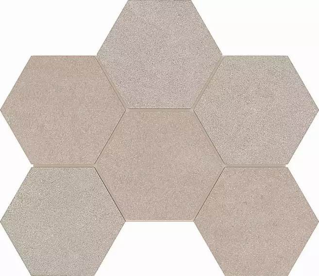 Мозаика LN01/TE01 Luna Hexagon неполированная 25x28.5