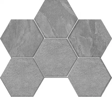 Мозаика LN03/TE03 Luna Hexagon неполированная 25x28.5