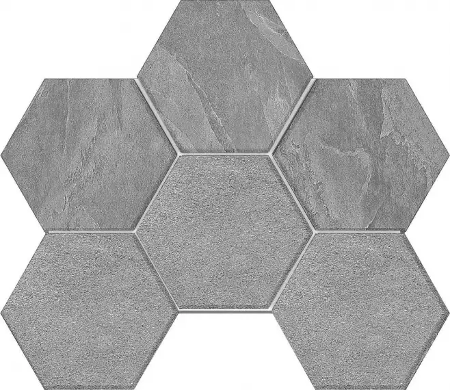 Мозаика LN03/TE03 Luna Hexagon неполированная 25x28.5