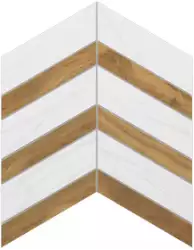 Мозаика SM02/SI04 Supreme Chevron неполированная 37.5x29x1.0