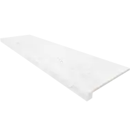 Подоконник фронтальный NL00 Nolana White Неполированный без боковых выступов 33х160