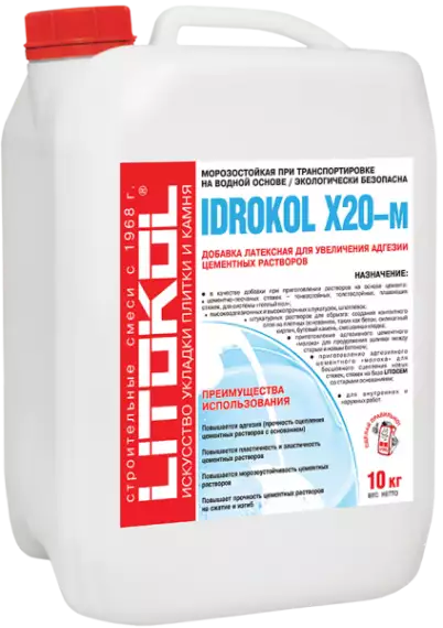 Смеси и затирки Добавка IDROKOL X20–м 10кг