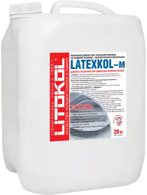 Смеси и затирки Добавка LATEXKOL - м 20кг