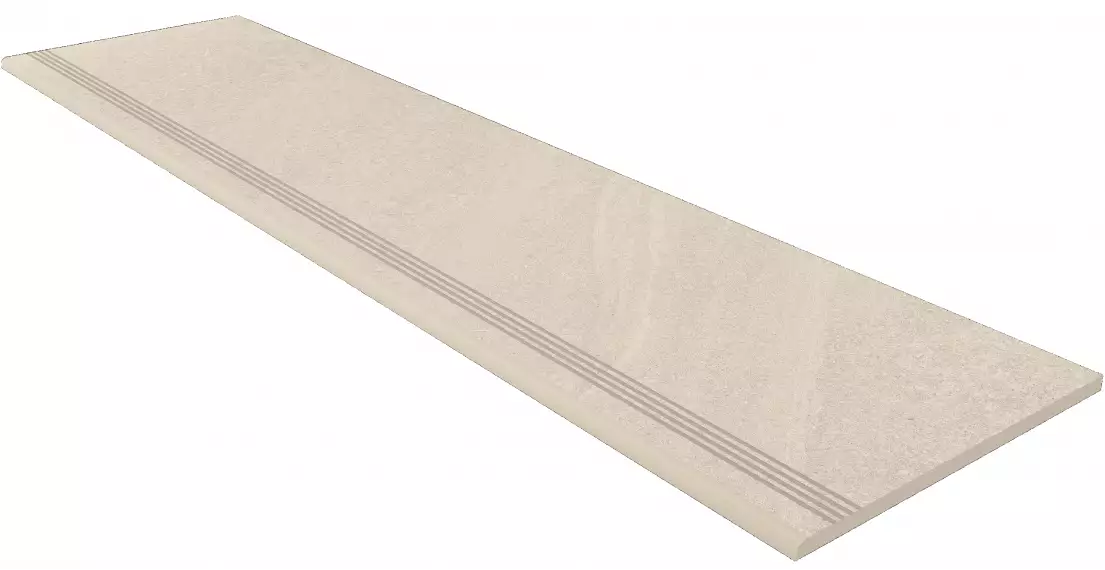 Ступень GB01 Gabbro неполированная с насечками 30x120x1