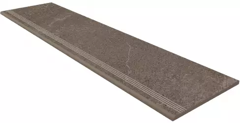 Ступень GB03 Gabbro неполированная с насечками 30x120x1
